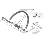 WH-MT500-CL-R12-275 left hand spoke, 272 mm