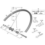 WH-MT500-CL-R12-29 complete hub axle