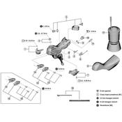 ST-R7020 right hand name plate and fixing screw