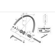 WH-MT600-TL-R12-B-29 right hand spoke, 298.5 mm