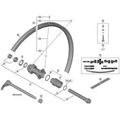 WH-MT600-TL-R12 right hand spoke, 281 mm