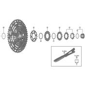 CS-M8100 sprocket wheel 16T C image