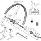 WH-M8120-TL-R15-B-29 spoke, 290 mm