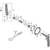 FC-M5100-1 left hand crank arm unit