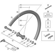 WH-R9200-C36-TU-F spoke, 275 mm