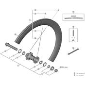 WH-R9270-C60-HR-TU-F left hand spoke, 252 mm