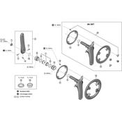 FC-R8100 fixing bolt and cover set, M8 x 10.1 mm,  image