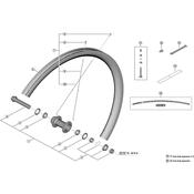 WH-RX880-TL-F12 complete hub axle image