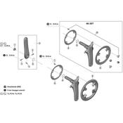 FC-08 fixing bolt and nut set, M8 x 10.1 mm, for 4 image