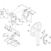SM-CD50 Lower guide fixing bolt unit, M8 x 12 mm