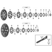 CS-M7000 sprocket spacer, 2.18 mm