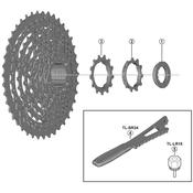 CS-HG81-10 sprocket wheel 11T built in spacer type image
