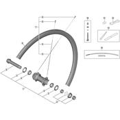 HB-RS770 complete hub axle