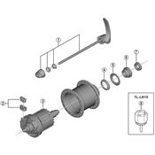 DH-UR700 left hand cone with seal support