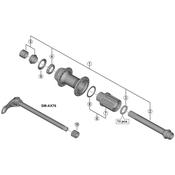 FH-M8010 complete freewheel body