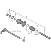 FH-M6010 complete freewheel body