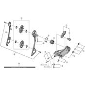 RD-R8000 outer plate and fixing bolt, GS type