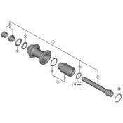 FH-R7070 complete hub axle unit