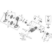 RD-M9120 switch lever and fixing plate