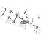 RD-RX805-GS bracket axle unit for normal type