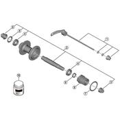 FH-MT401-B complete hub axle