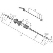 FH-UR600 complete quick release, 168 mm