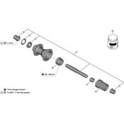 FH-TC500 freewheel body unit, Micro Spline
