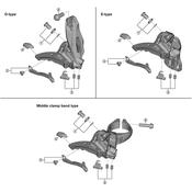 FD-M9020 stroke adjust screws and plate, M4 x 8 mm