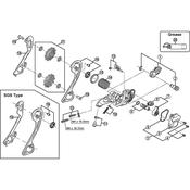 RD-M781 bracket axle unit for normal type