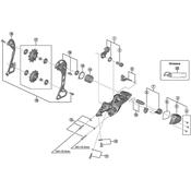 RD-M7000-11 bracket axle unit for normal type