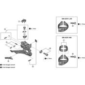 FD-R9100 adjust bolts &amp; plate B-type flat image