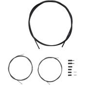 Road gear cable set, OPTISLICK, coated inners, bla