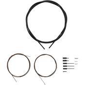 Road gear cable set, Polymer coated inners, black image