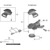 SL-M310 main lever cover and fixing screw