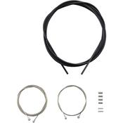 Road / MTB brake cable set, black