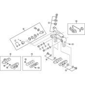 BR-9000 cable adjusting bolt unit