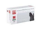 Glove Basic Synguard Nitrile Medium Black 100/Box image
