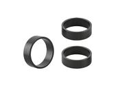 Spacer Bontrager Headset 1-1/8"" 10mm Black Alloy 3-Pack image