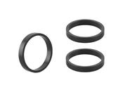 Spacer Bontrager Headset 1-1/8"" 5mm Black Alloy 3-Pack