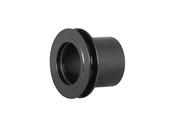 Hubcap Bontrager XXX 24H End Cap NonDrive 15mm Black Front