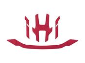 Helmet Part Bontrager Quantum MIPS Pad Red Set image