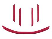 Helmet Part Bontrager Solstice Pad One Size Red