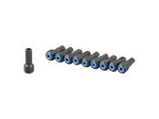 Spoke Alpina Nipple Hex Head Alloy Locking Black 10-Pack