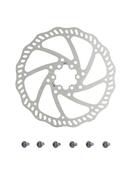 Rotor C-Star RT553 180mm 6-Bolt Silver