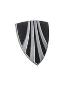 Decal Trek Headtube Shield Badge Universal 20 x 24mm Black