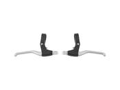 Brake Lever Lee Chi AHL-XL-38 Silver/Black Pair image