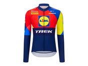 Jersey Santini Trek Race Long Sleeve Large Blue/Yellow image