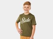 Shirt Trek Evoke Tech Tee Youth X-Large Black Olive image