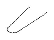 Fender Part Trek-Diamant SKS Stay 69x266mm Black