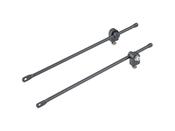 Rack Part Trek I-Type (Straight) 300mm Alloy Stay Black Rear